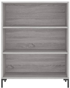 Armário alto 69,5x34x180 cm derivados de madeira sonoma cinza