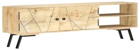 vidaXL Móvel de TV 140x30x40 cm madeira de mangueira maciça