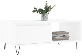 Mesa de centro 90x50x36,5 cm derivados de madeira branco