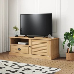 Móvel de TV Salamanca de 106 cm em Madeira Maciça - Design Rústico