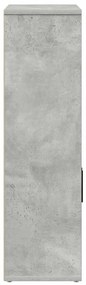 Estante 60x24x85 cm derivados de madeira cinzento cimento
