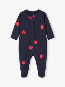 Pijama em veludo "Mon coeur", ENVIE DE FRAISE   marinho