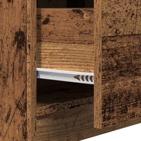 gabinete para pia Madeira Antiga 59x37x59 cm Madeira Industrializada