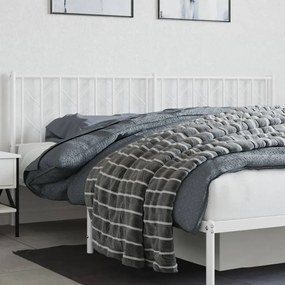 Cabeceira de cama 193 cm metal branco