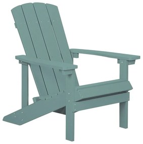 Cadeira de jardim azul turquesa ADIRONDACK Beliani