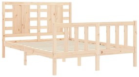 Cama sem colchão 120x200 cm madeira de pinho maciça