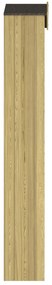 Abrigo p/ ferramentas de jardim 87x33x222 cm pinho impregnado