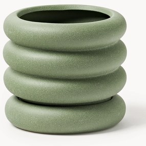 Vaso pequeno com prato Rudi, Alt 16 cm