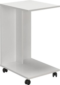 Mesa de Apoio "Volare" - Branco - 35x65x45cm - Design Moderno