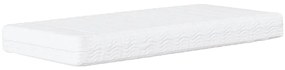 Colchão de espuma 80x210 cm dureza H2 H3 branco