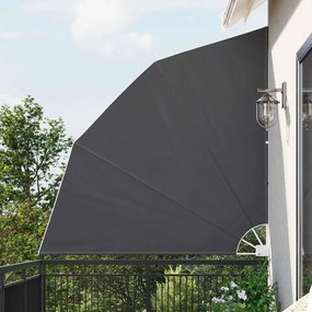 vidaXL Tela de Privacidade para Varanda Preto 210 x 210 cm tecido