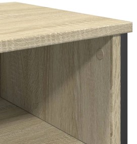 Mesa consola 100x35x74,5cm derivados de madeira carvalho sonoma