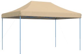 Tenda para festas pop-up dobrável 440x292x315 cm bege