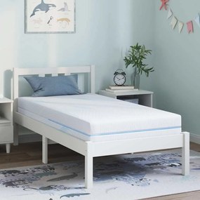 vidaXL Colchões Branco 80 x 160 cm Tecido jacquard 100% poliéster