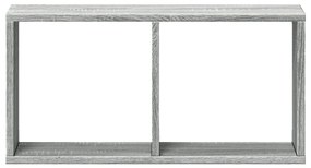 Armário de parede 60x16x30 cm deriv. madeira cinzento sonoma