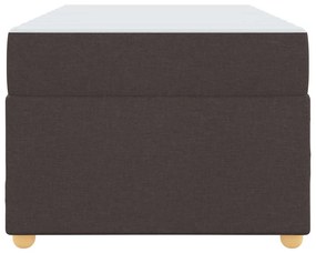 Estrutura de cama com colchão Castanho escuro 100 x 200 cm