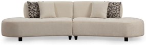 Sofá de Canto Pars – Creme – 300 x 100 x 70 cm