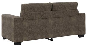 Sofá Loveseat vidaXL Cinza Escuro 140 cm em Couro Sintético