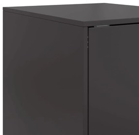 Aparador 34,5x39x73 cm aço preto