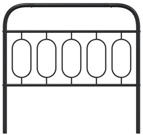 Cabeceira de cama 107 cm metal preto