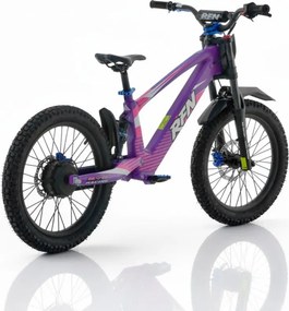Bicicleta elétrica infantil sem pedais 750W 20" 36V 7.5Ah RXF EVO-RACING Roxa