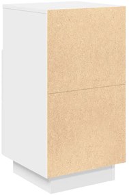 Mesas de cabeceira 2 pcs com 2 gavetas 36x36x68 cm branco