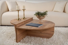 Mesa de Café Orion - Cor Pinho Atlântico - 90x30x60cm e 85x35x30cm