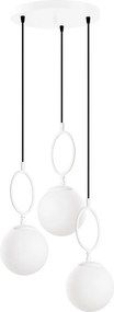 Candeeiro de Teto Ring – Branco – 45 cm Largura