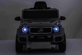 Carro elétrico Crianças 3 a 7 anos Mercedes-Benz 12V G580 Bateria Lìtio, controlo Remoto cinzento