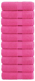Toalhas de bidé premium SOLUND 10 pcs 30x50 cm 600 gsm rosa