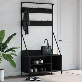 Conjunto de Entrada - Bengaleiro c/ arrumação de calçado 100x41x184 cm