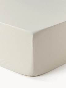 Lençol elástico em percal de algodão Elsie
