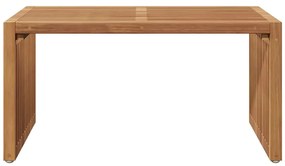 Mesa Lateral de Jardim 70x37,5x35,5 cm Madeira Sólida de Teca