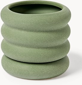 Vaso com pires Rudi, Alt 12 cm