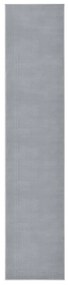 vidaXL Passadeira 60x300 cm polipropileno cinzento