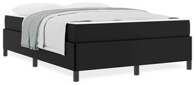 Estrutura de cama com colchão Preto 140 x 190 cm