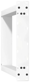 Pernas p/ mesa de jantar 2 pcs forma U 50x(72-73) cm aço branco