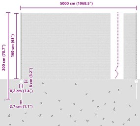 Postes de Cerca vidaXL 11 pcs Canal U Verde 160 cm Aço