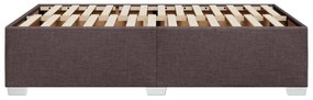 Estrutura de cama sem colchão 120x190cm castanho escuro