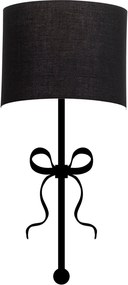 Aplique de Parede Asaf – Preto – 15 x 28 cm