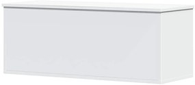 Caixa de arrumação 90x35x35 cm derivados de madeira branco