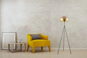 Candeeiro de Pé Can – Dourado e Preto – 50 x 50 cm