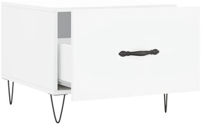 Mesa de centro 50x50x40 cm derivados de madeira branco