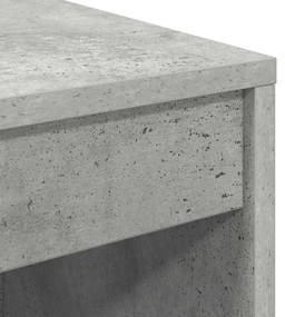 Mesa com Armazenamento Cinza Betão