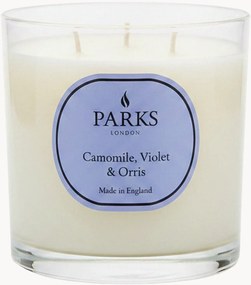 Vela perfumada artesanal com três pavios Vintage Aromatherapy (camomila, violeta, almíscar suave)