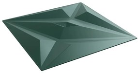 Painéis de parede 24 pcs 50x50 cm 6m² XPS estrela verde