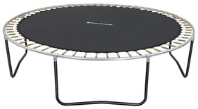 Tapete de saltos reforçado para Trampolim Ø 202 cm para trampolins Ø 244 cm e 42 molas Preto