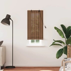 Persiana de Janela com cortinas Manual Castanho 60 x 220 cm Bambu