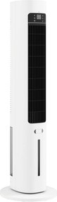 HOMCOM Ventilador Evaporativo 3 em 1 com Depósito de 3 L Oscilação 48° 3 Velocidades 3 Modos Temporizador 12 h Branco | Aosom Portugal