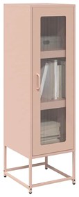 Móvel alto 36x39x123 cm aço laminado a frio rosa